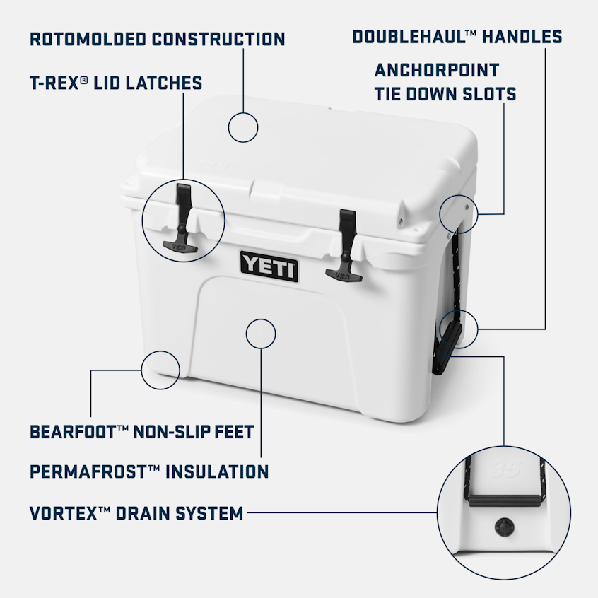 YETI Tundra® 35 Cool Box White