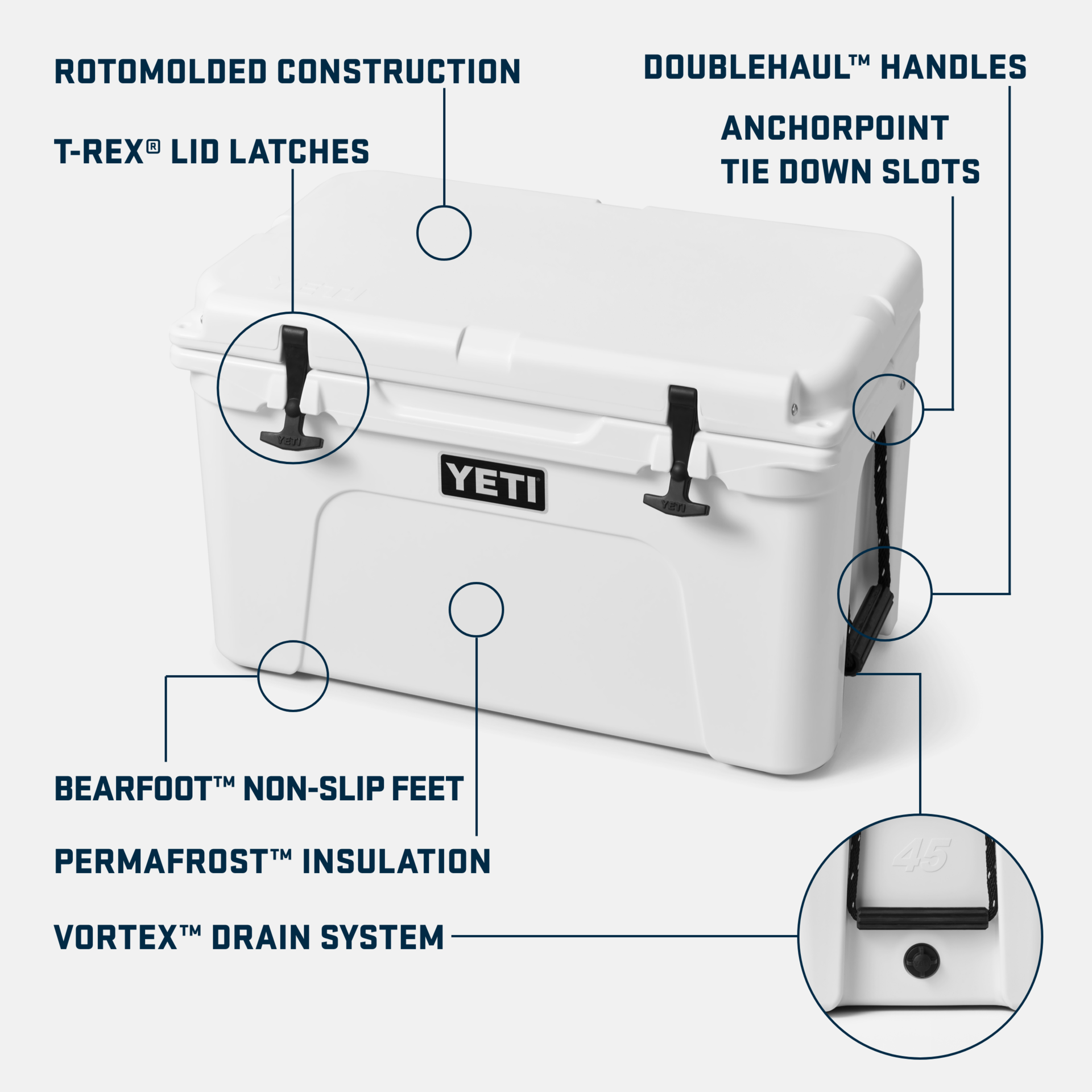 YETI Tundra® 45 Cool Box Tan